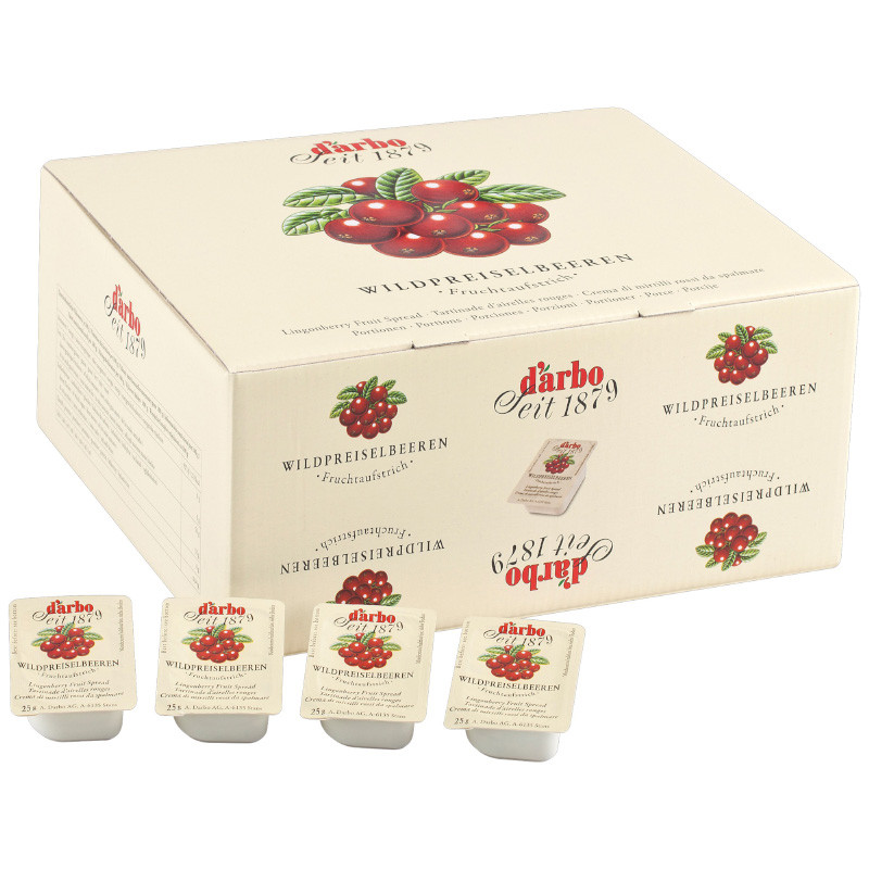 Darbo Portionen Wildpreiselbeere 100 x 25 g kaufen